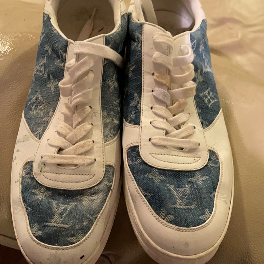 Authentic LV denim shoes